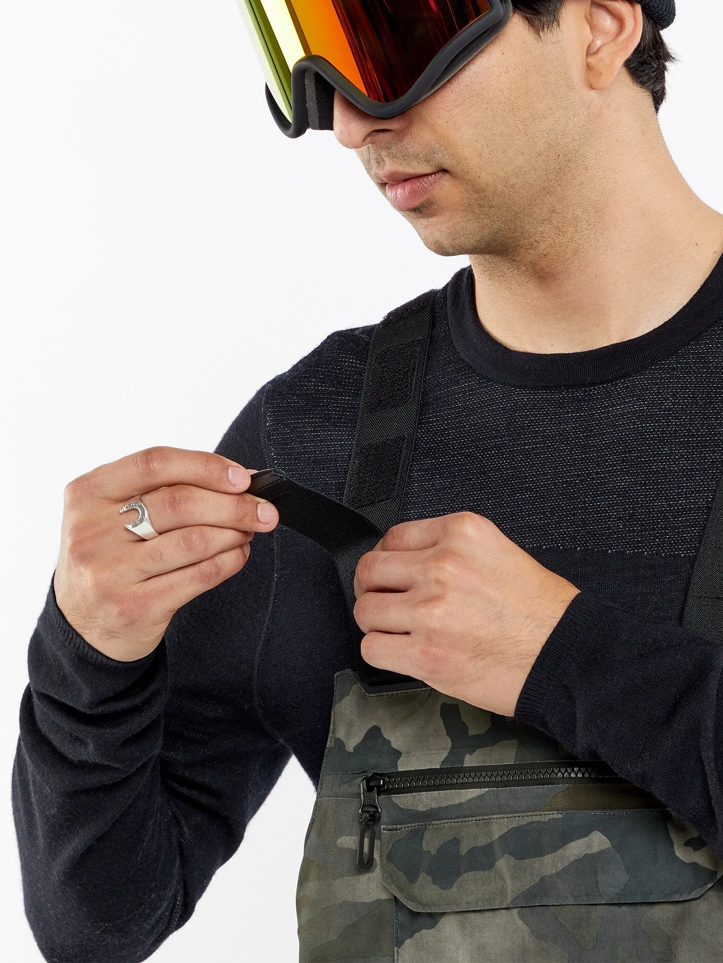 Rain Gore-Tex Latzhose Overall - CLOUDWASH CAMO