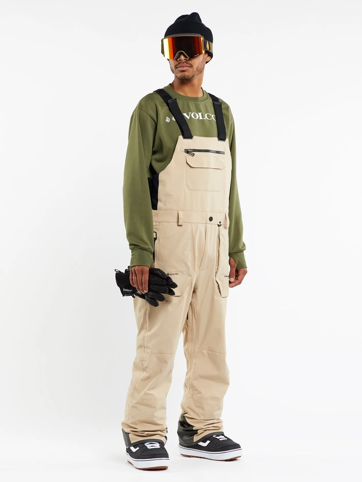 Rain Gore-Tex Latzhose Overall - KHAKIEST
