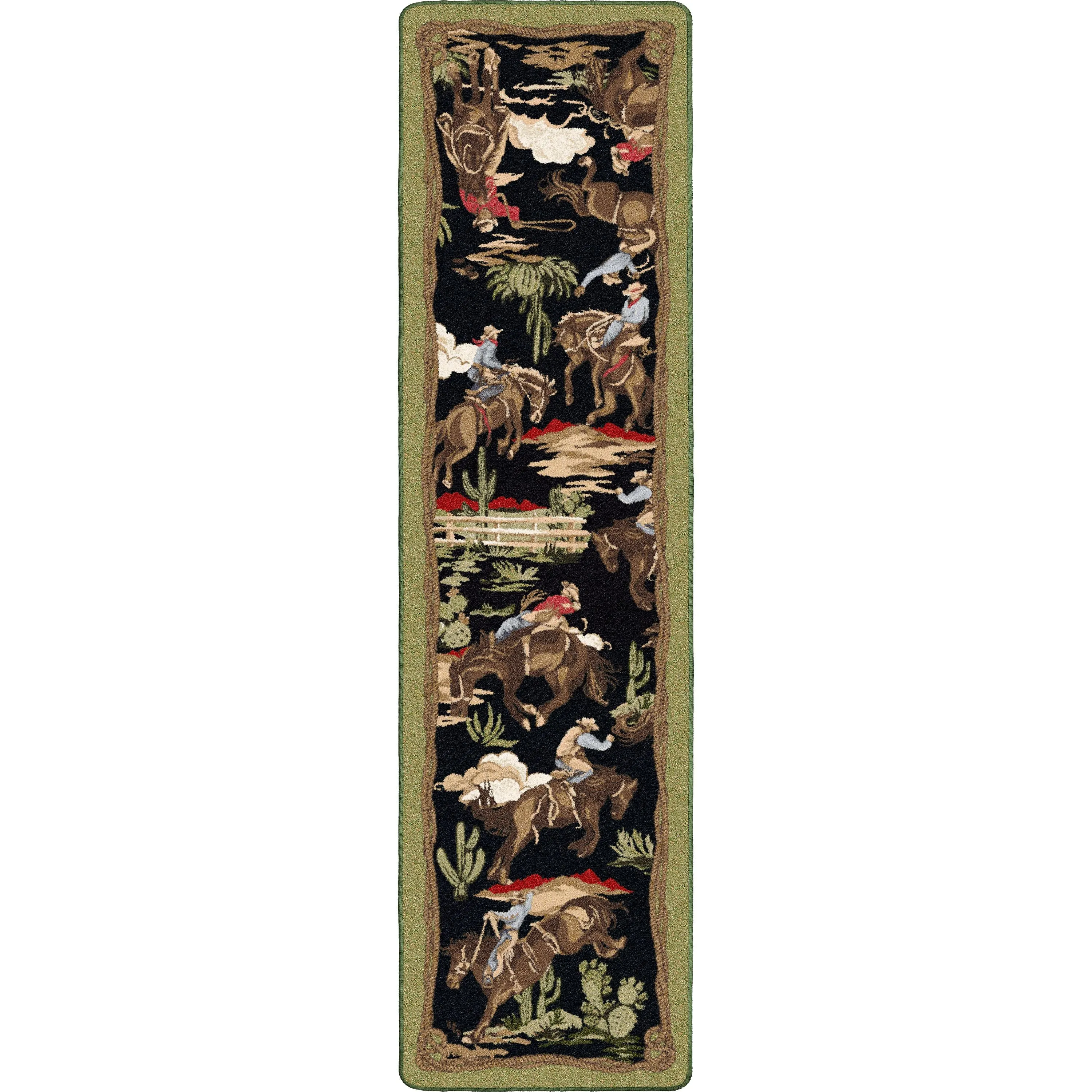 Retro Cowboy Rug - Three Colors Available