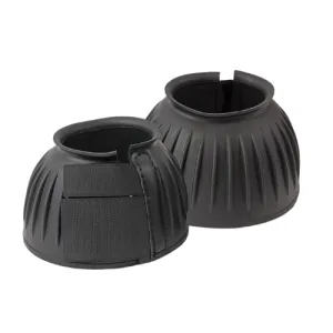 Ribbed Bell Boots - Black