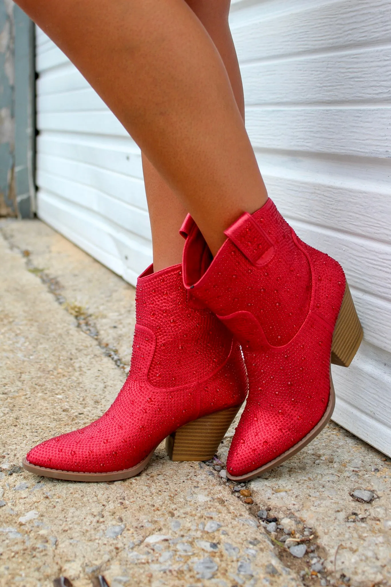Rodeo Queen Rhinestone Boot • Red - FINAL SALE