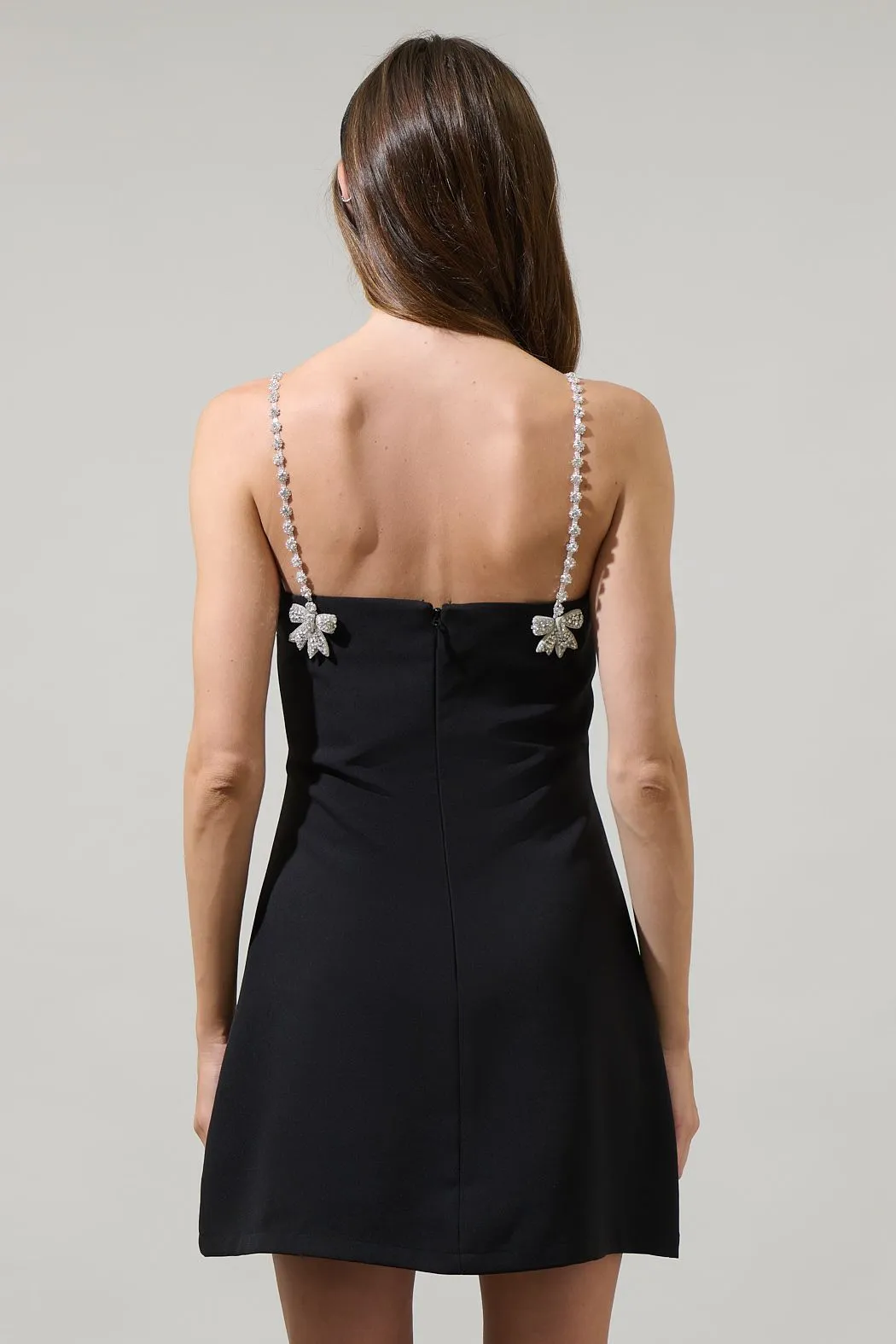 Ruby Bow A-Line Mini Dress