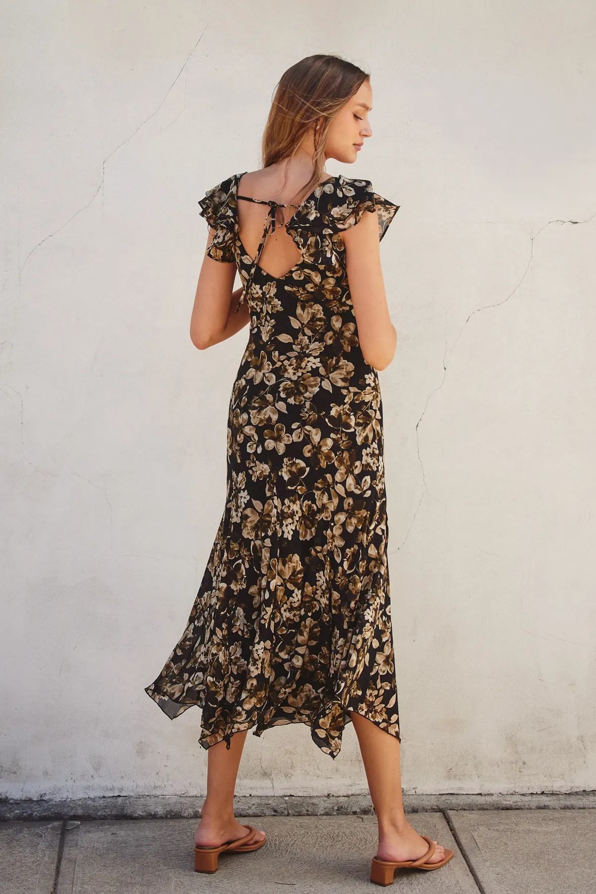 Ruffle It Up Midi Dress