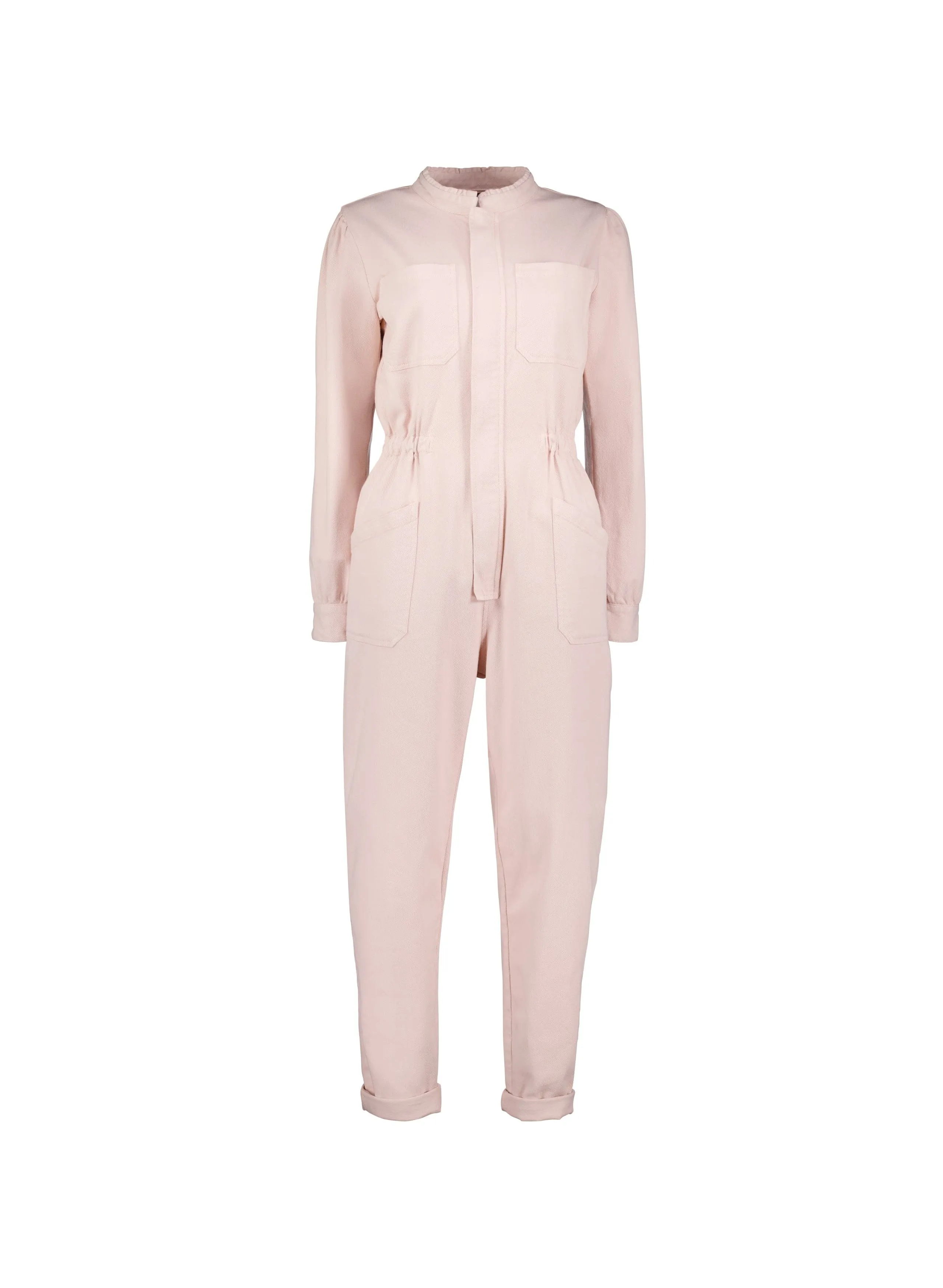 Sally Organic Cotton Jumpsuit | Powder Pink
