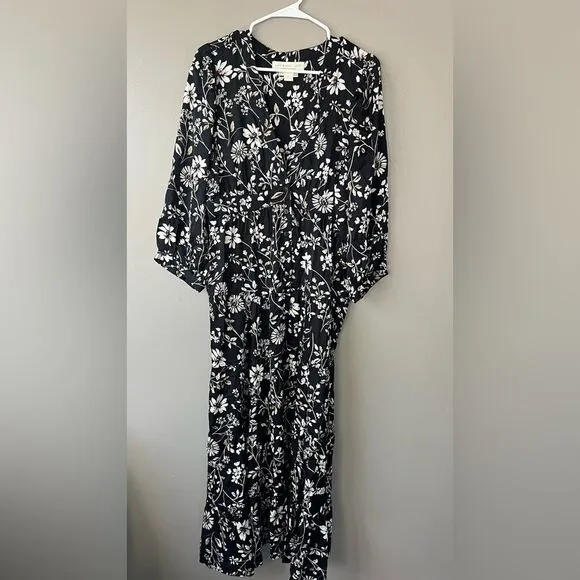 Saltwater women’s large Idalia Maxi Fall Dress button front