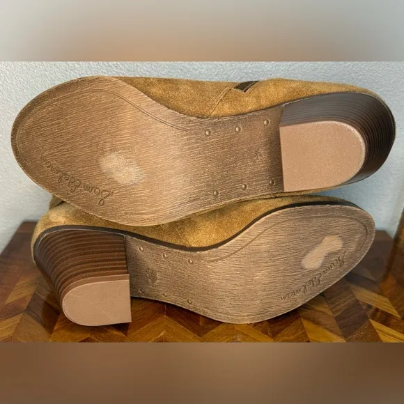 Sam Edelman Lynne Carmel brown suede booties 9.5