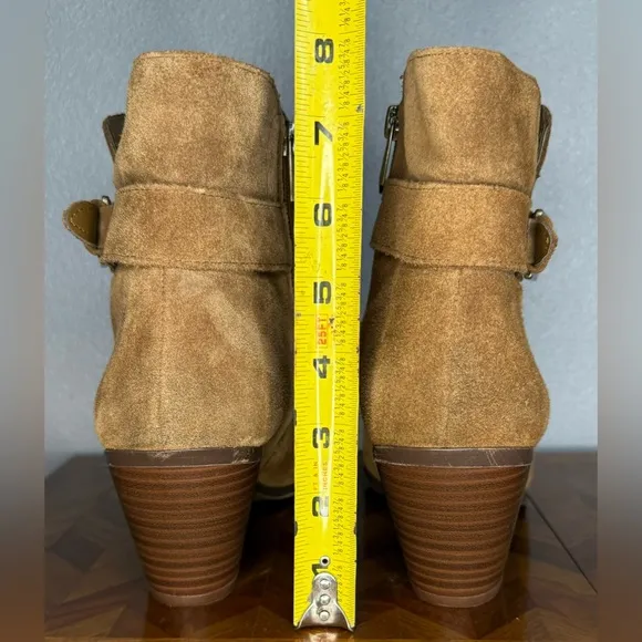 Sam Edelman Lynne Carmel brown suede booties 9.5