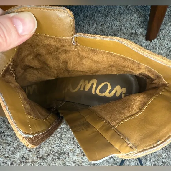 Sam Edelman Lynne Carmel brown suede booties 9.5