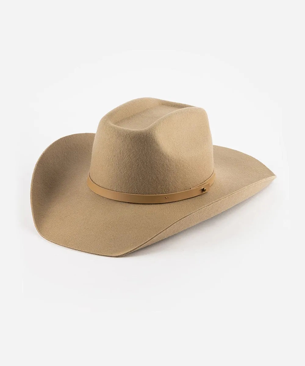 Shane Brick Top Western Hat
