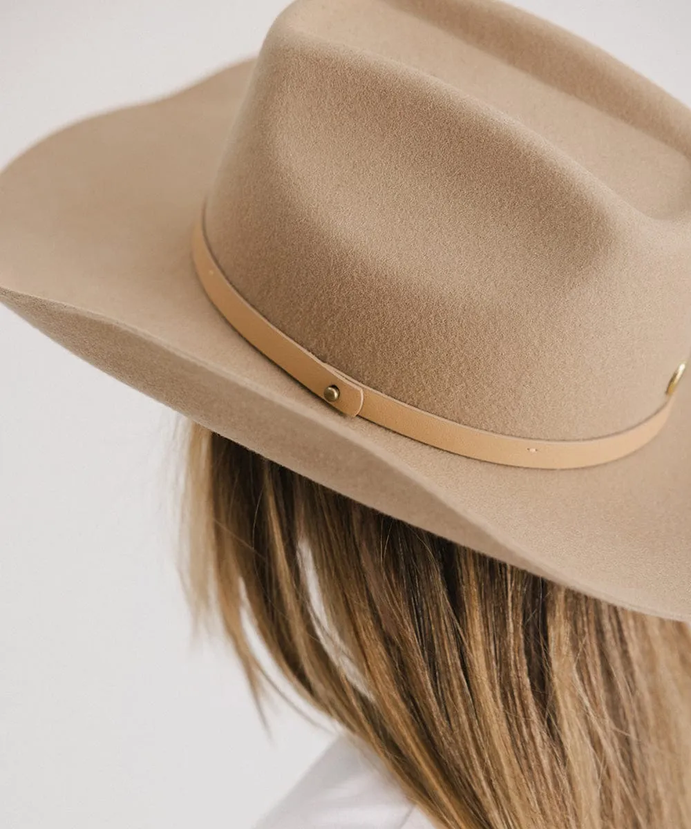 Shane Brick Top Western Hat