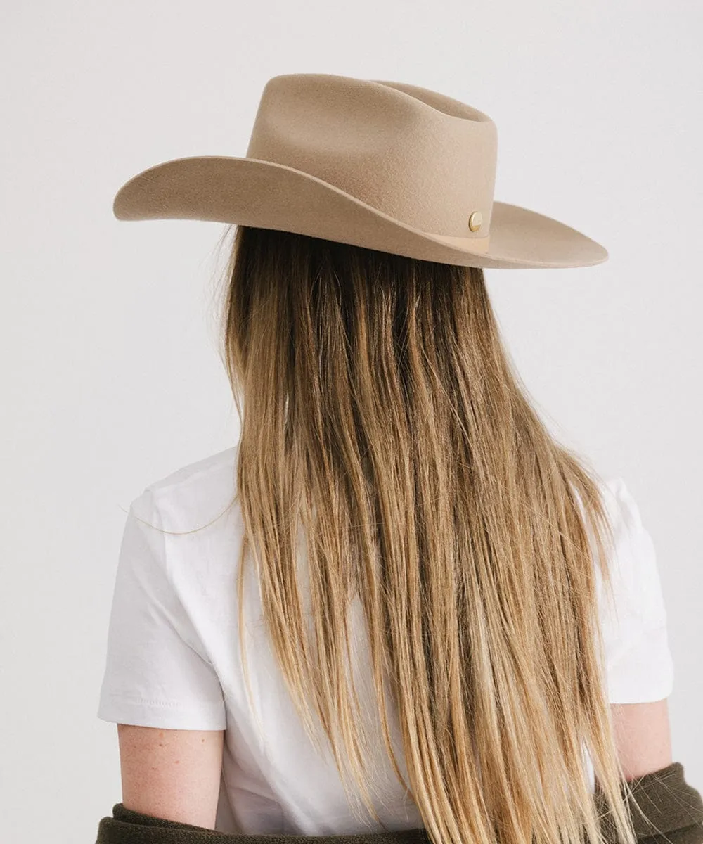 Shane Brick Top Western Hat