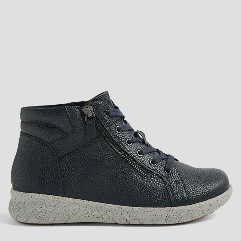 SHAUNAT XF - INK TUMBLE LEATHER