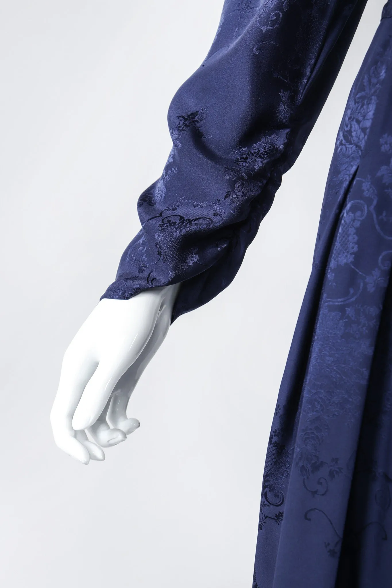 Silk Damask Power Jumpsuit