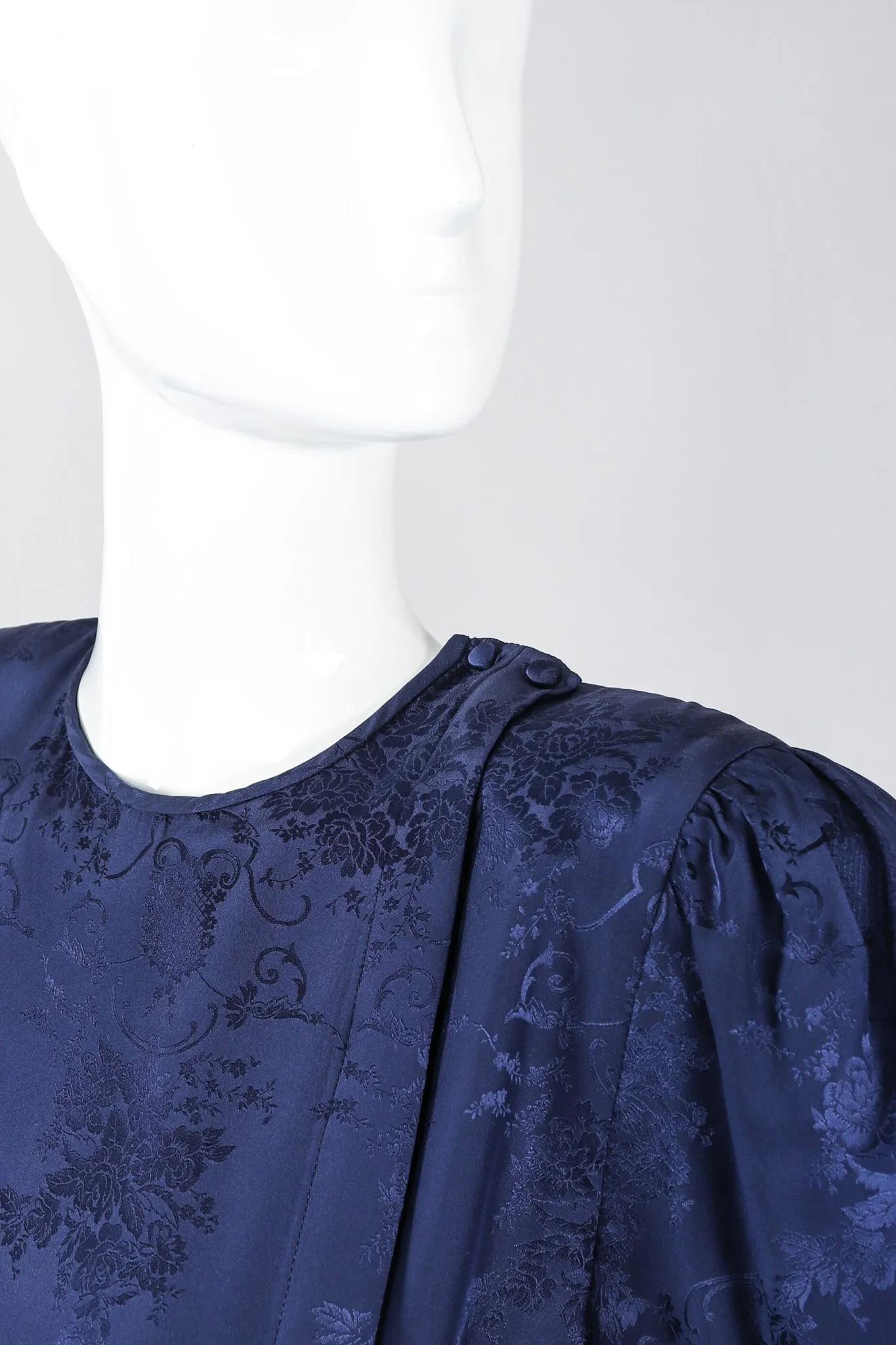 Silk Damask Power Jumpsuit