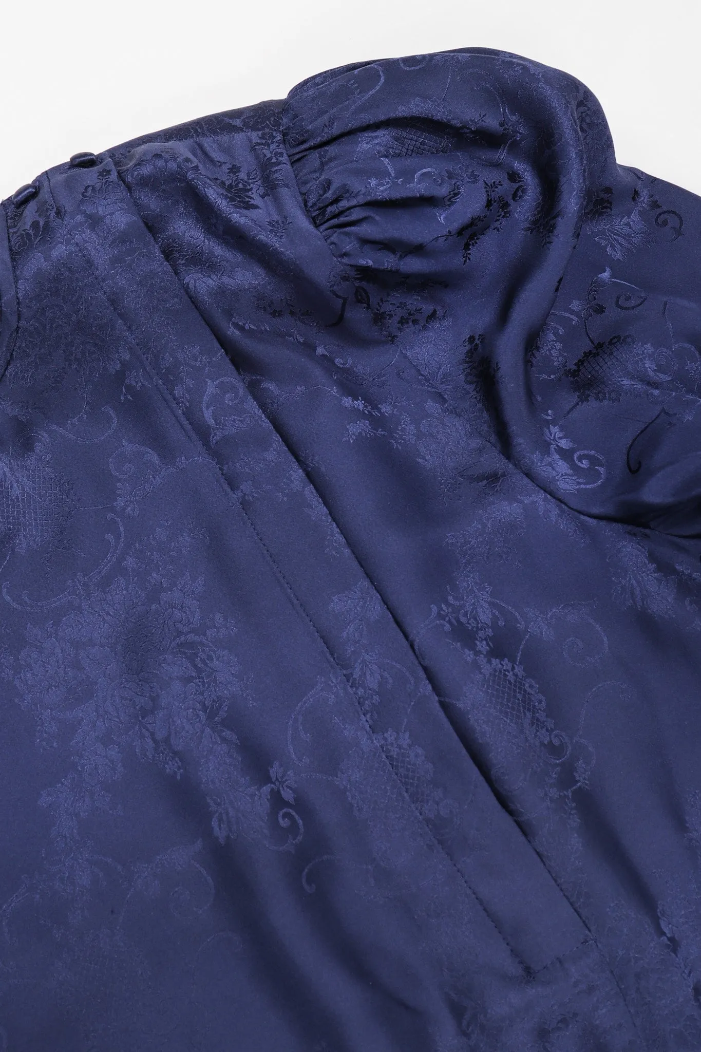 Silk Damask Power Jumpsuit
