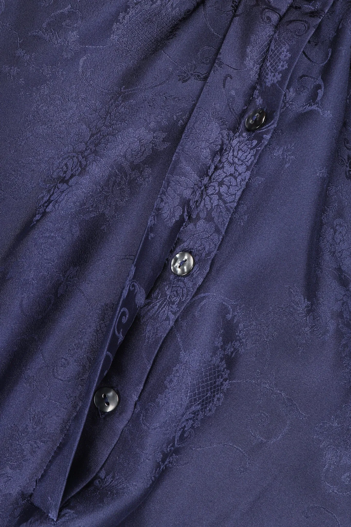 Silk Damask Power Jumpsuit