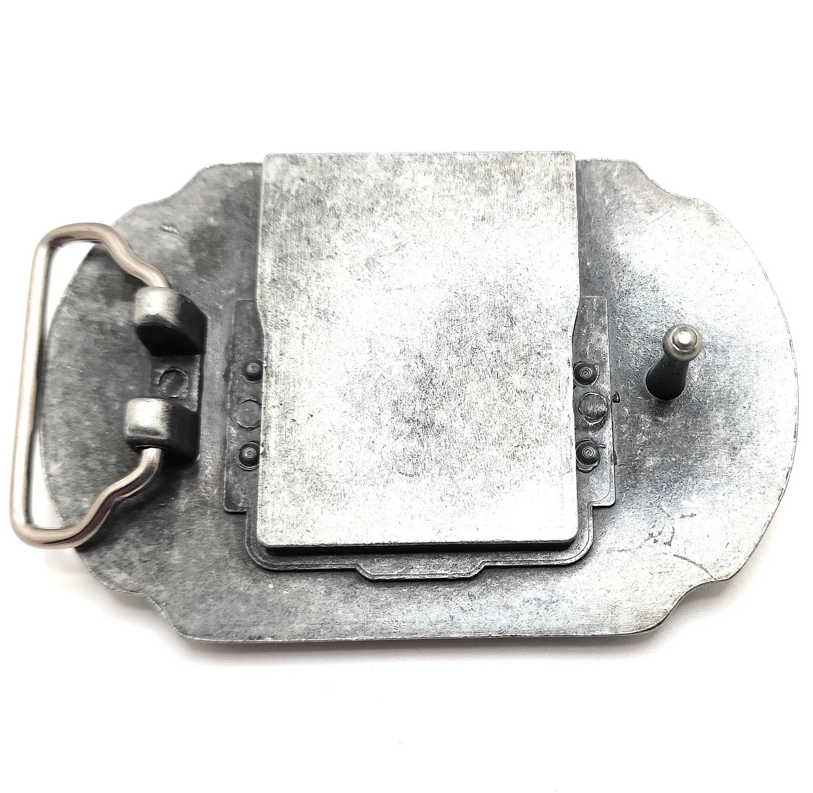 Silver Eagle Revolvers Lighter Belt Buckle / Eagle Guns Lighter Belt Buckle