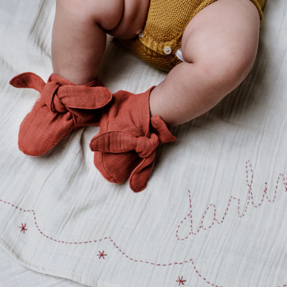 Silver Sage Pigment Knotted Bootie