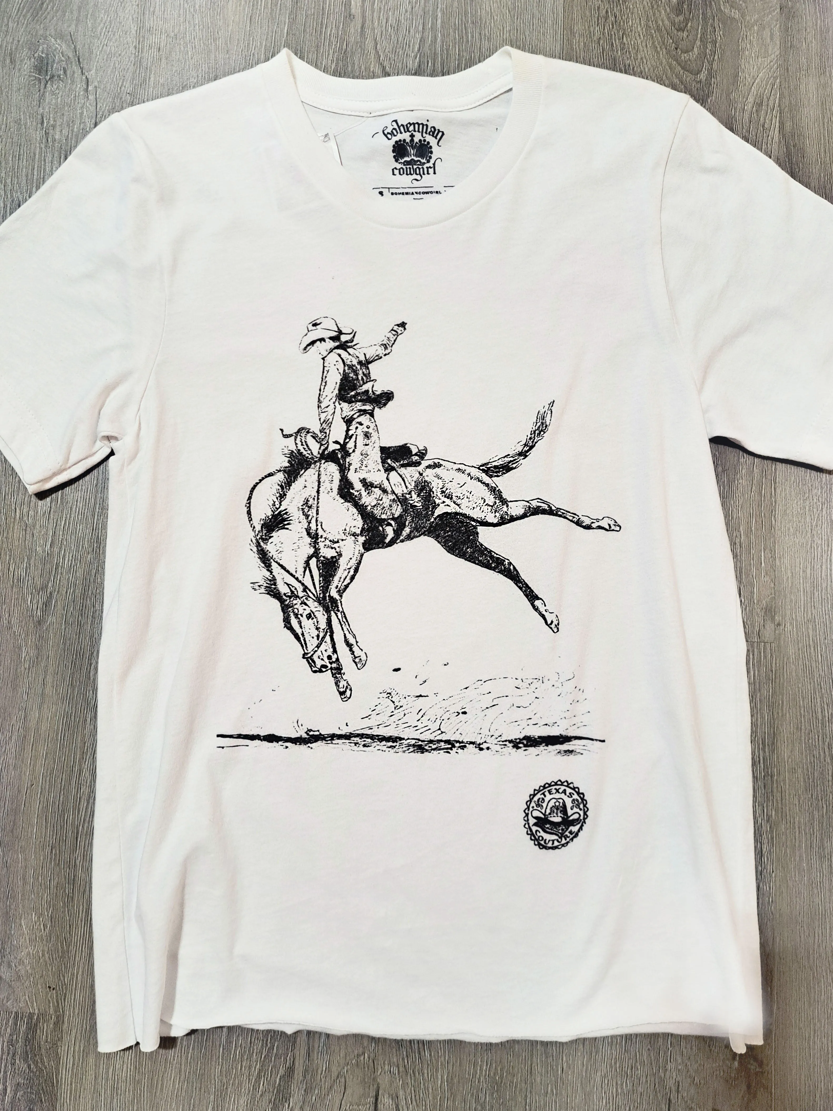 Sketched Rodeo Bronco T-Shirt