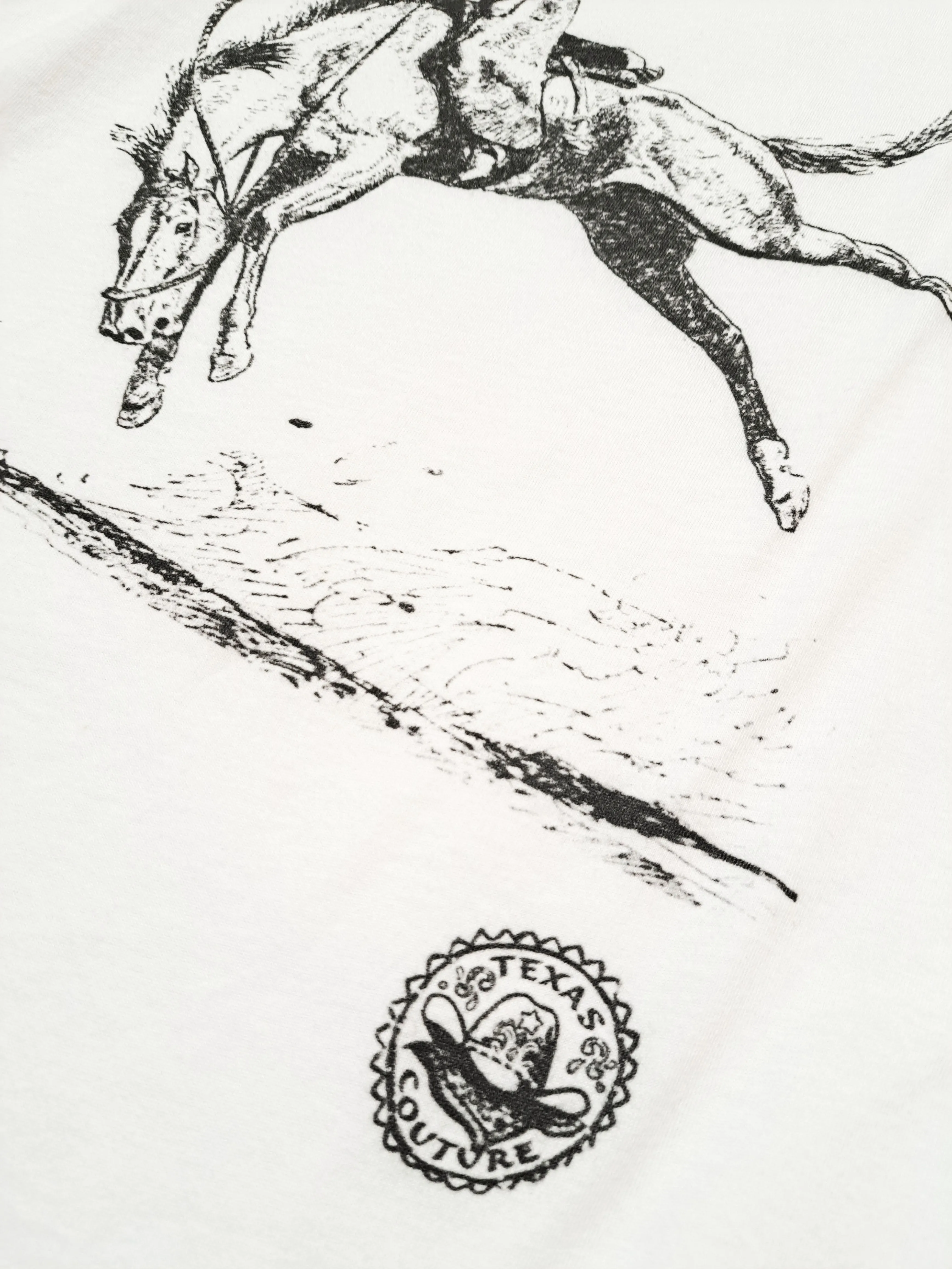 Sketched Rodeo Bronco T-Shirt
