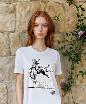 Sketched Rodeo Bronco T-Shirt