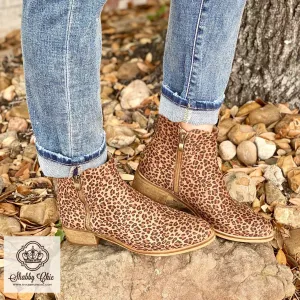 Small Leopard Neal Booties