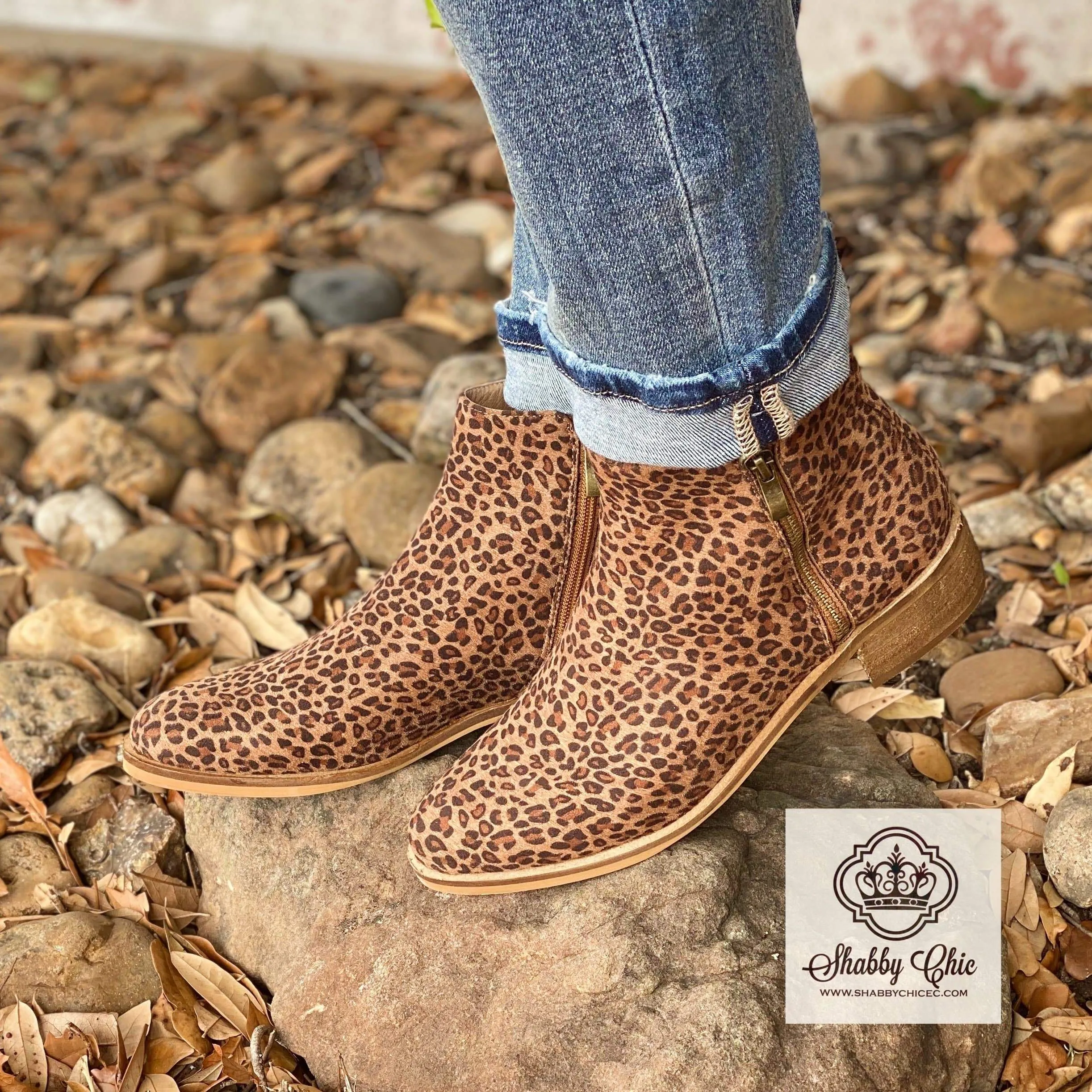 Small Leopard Neal Booties