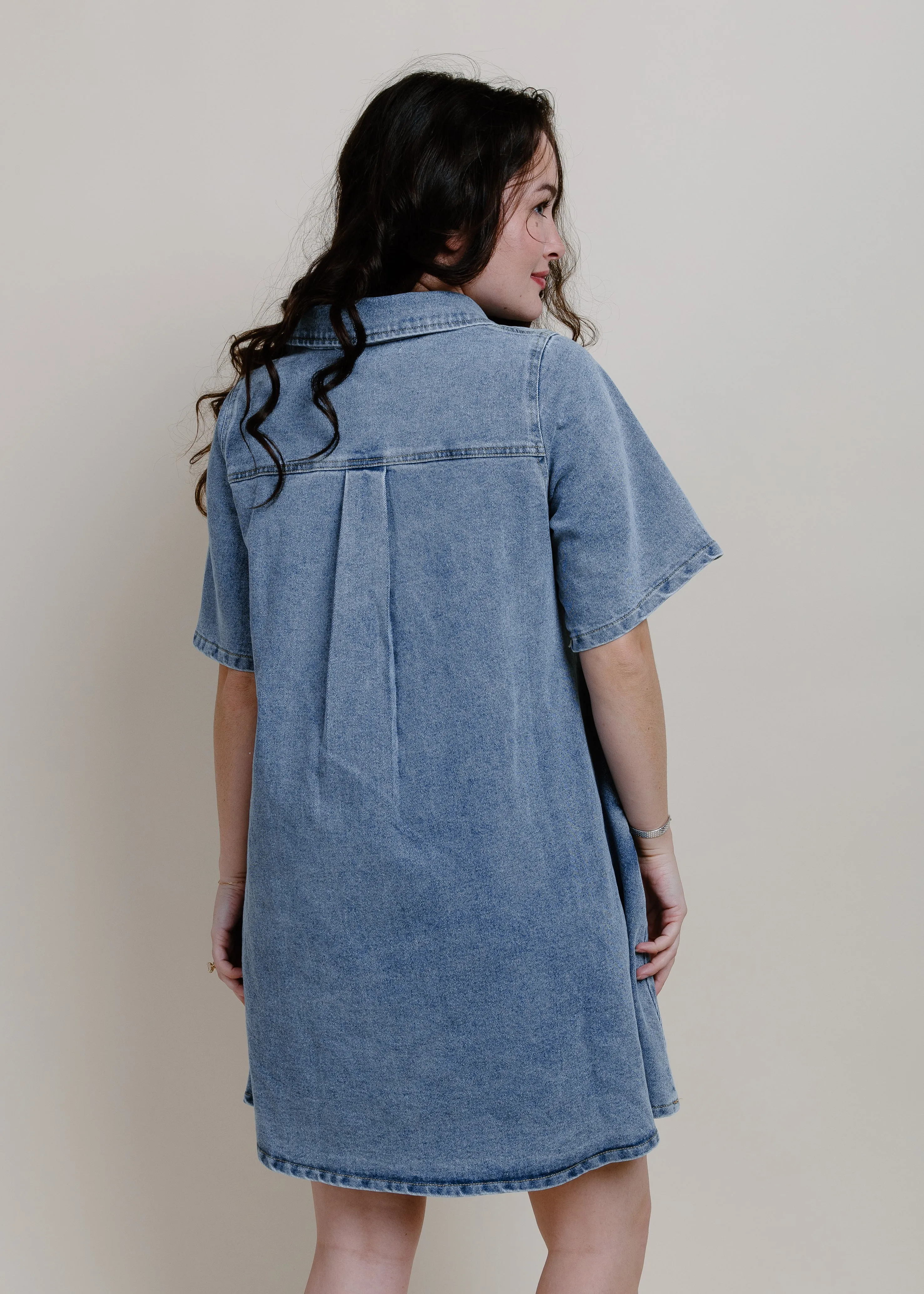 Sofia Denim Mini Dress