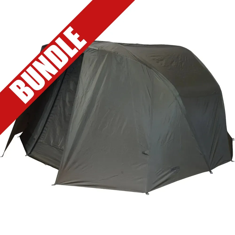 SONIK SK-Tek Bivvy 2 Man with Overwrap Bundle