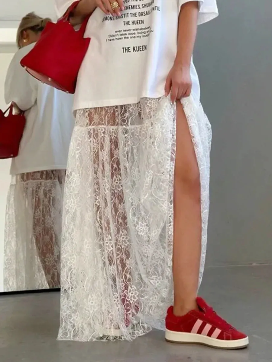 SOPHIA LACE MAXI SKIRT