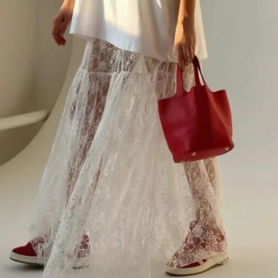 SOPHIA LACE MAXI SKIRT
