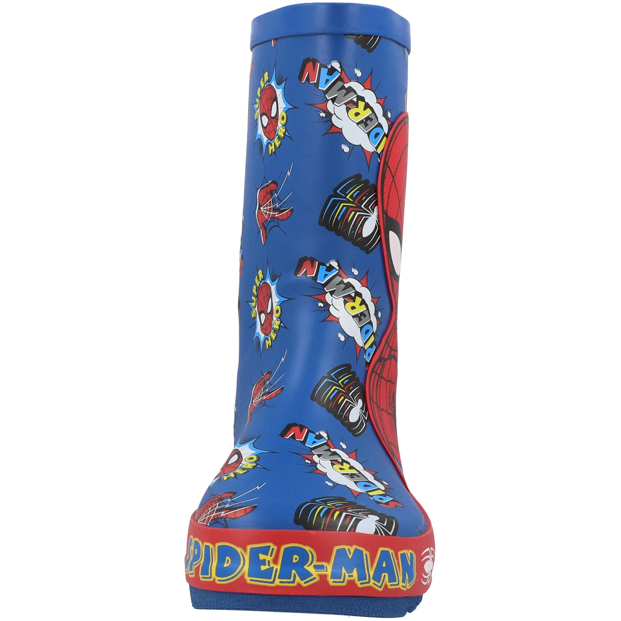 Spider-Man Kids Blue Wellington Boots