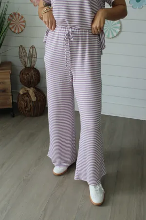 Springtime Stroll • Lavender Stripe