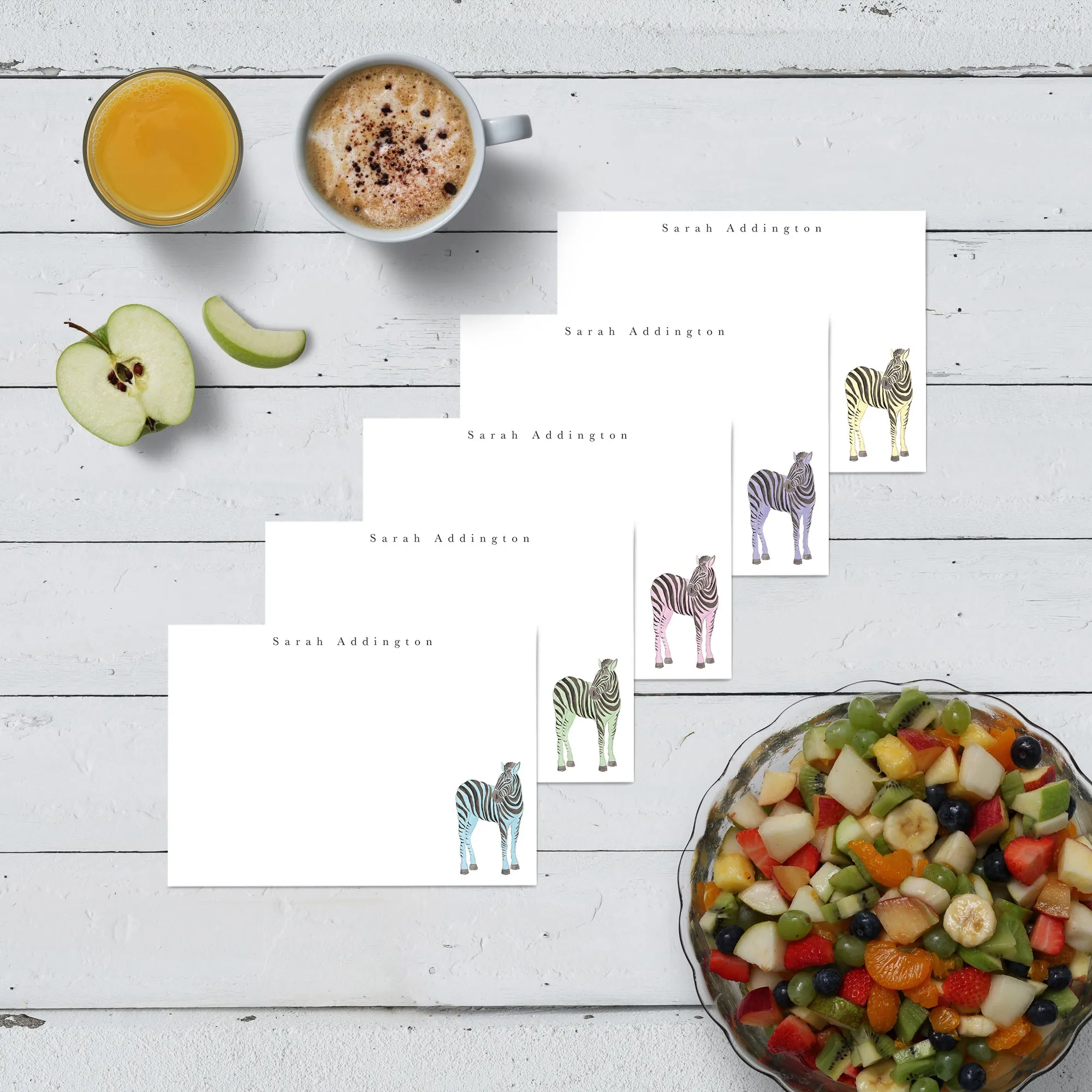 Stationery Gift Set Colourful Zebras