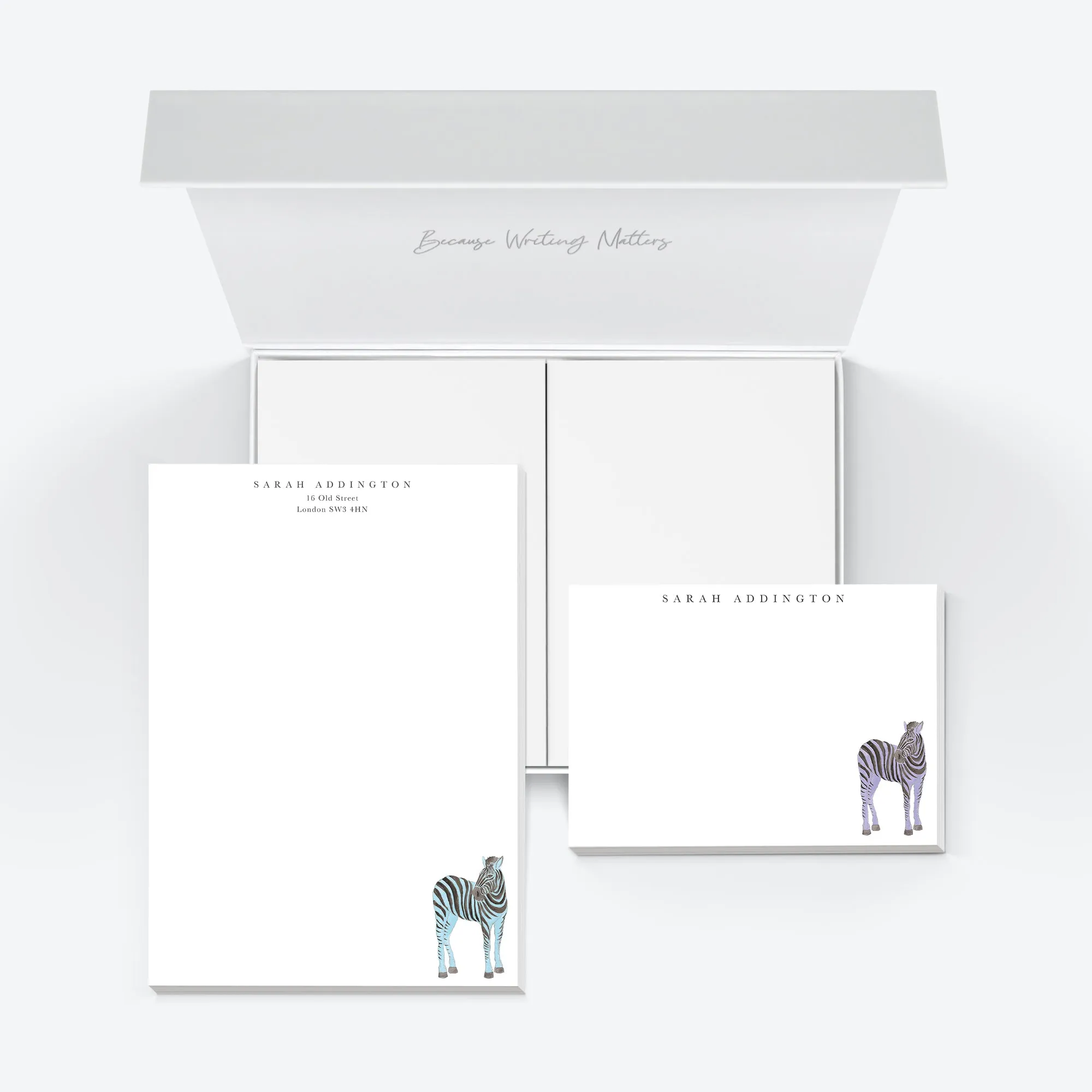 Stationery Gift Set Colourful Zebras
