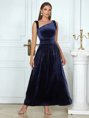 Strappy Sleeveless Plain Maxi Bodycon Dress HB03510