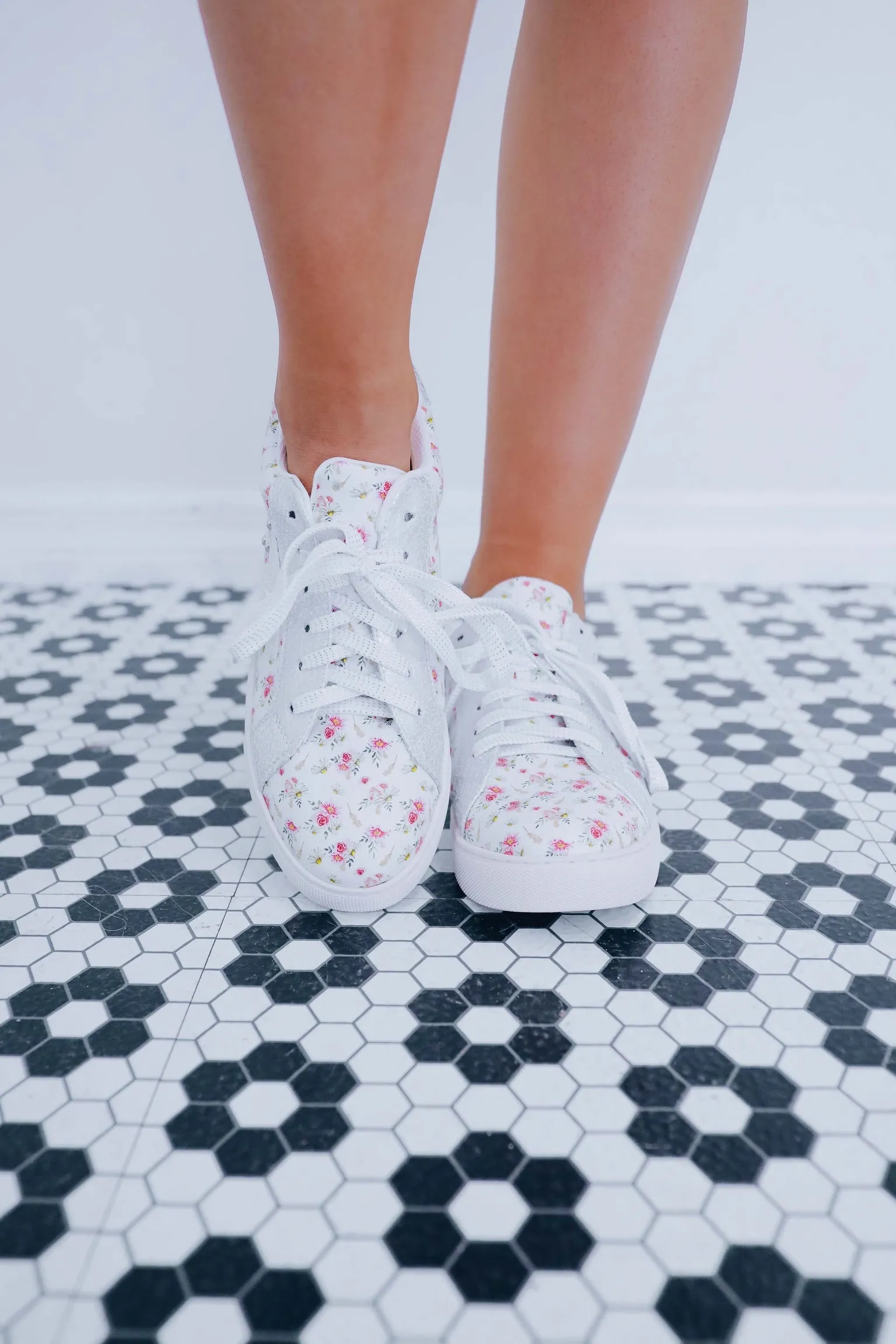 Supernova Ditzy Floral Sneaker By Corky's