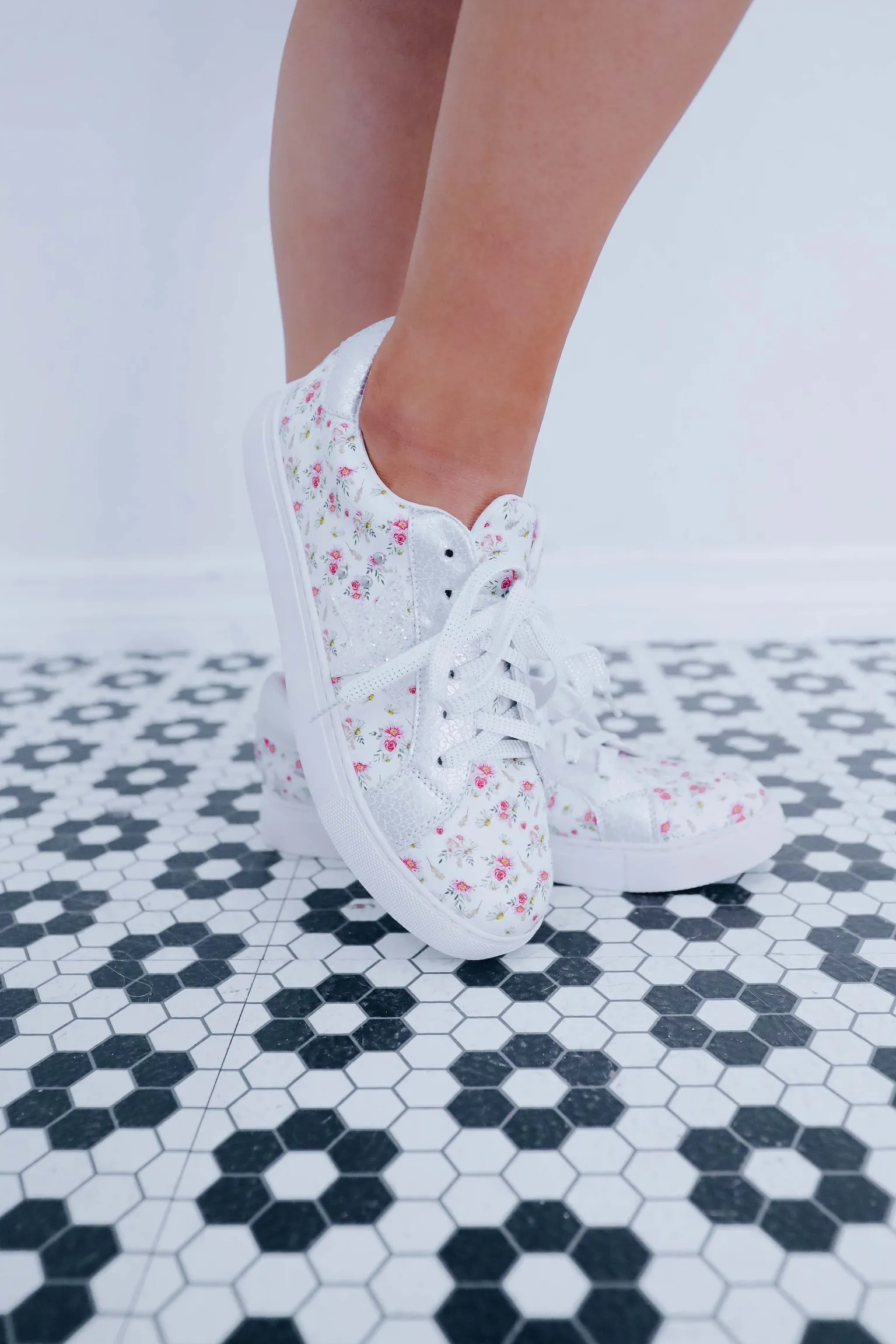 Supernova Ditzy Floral Sneaker By Corky's