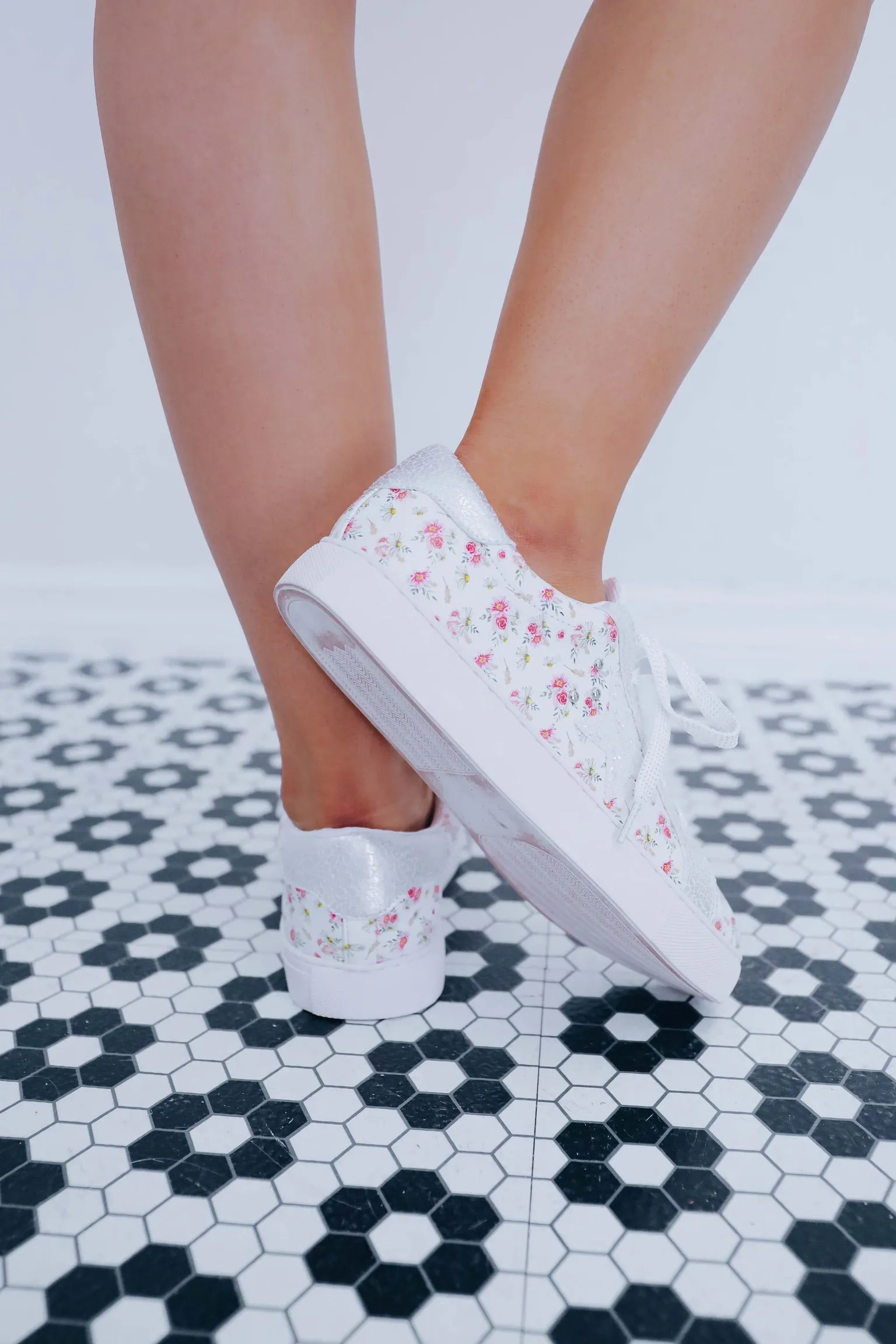 Supernova Ditzy Floral Sneaker By Corky's
