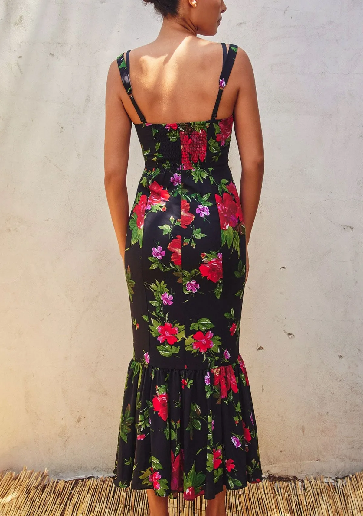 Sweet Talk Lace Bra Mermaid Dress Midnight Dahlia