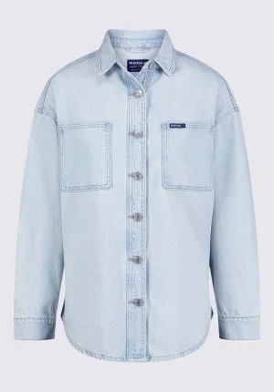 Sydney Women's Shirt Jacket in Vintage blue - BL15947