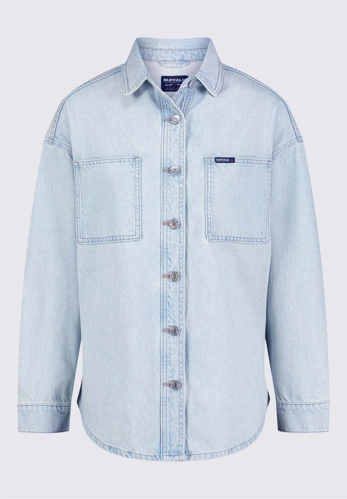 Sydney Women's Shirt Jacket in Vintage blue - BL15947