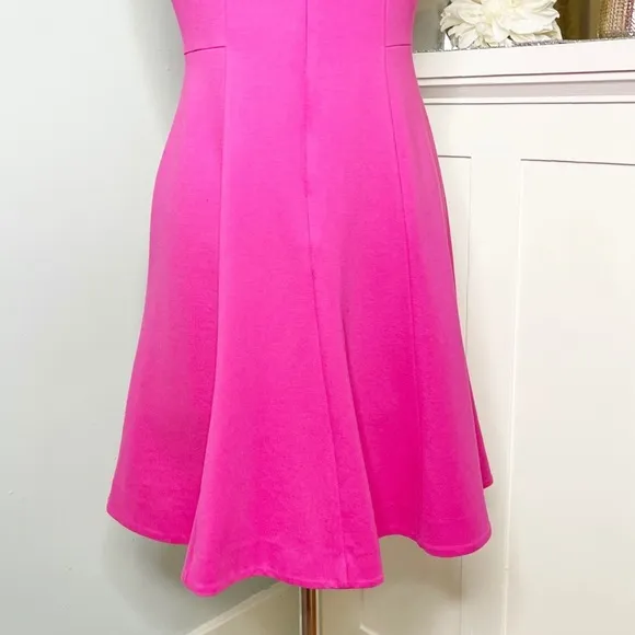 Talbots Pink Fit &amp; Flare Party Dress Sleeveless XS 2
