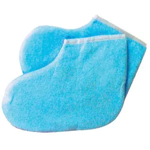 Terry Cloth Spa Booties 1pr