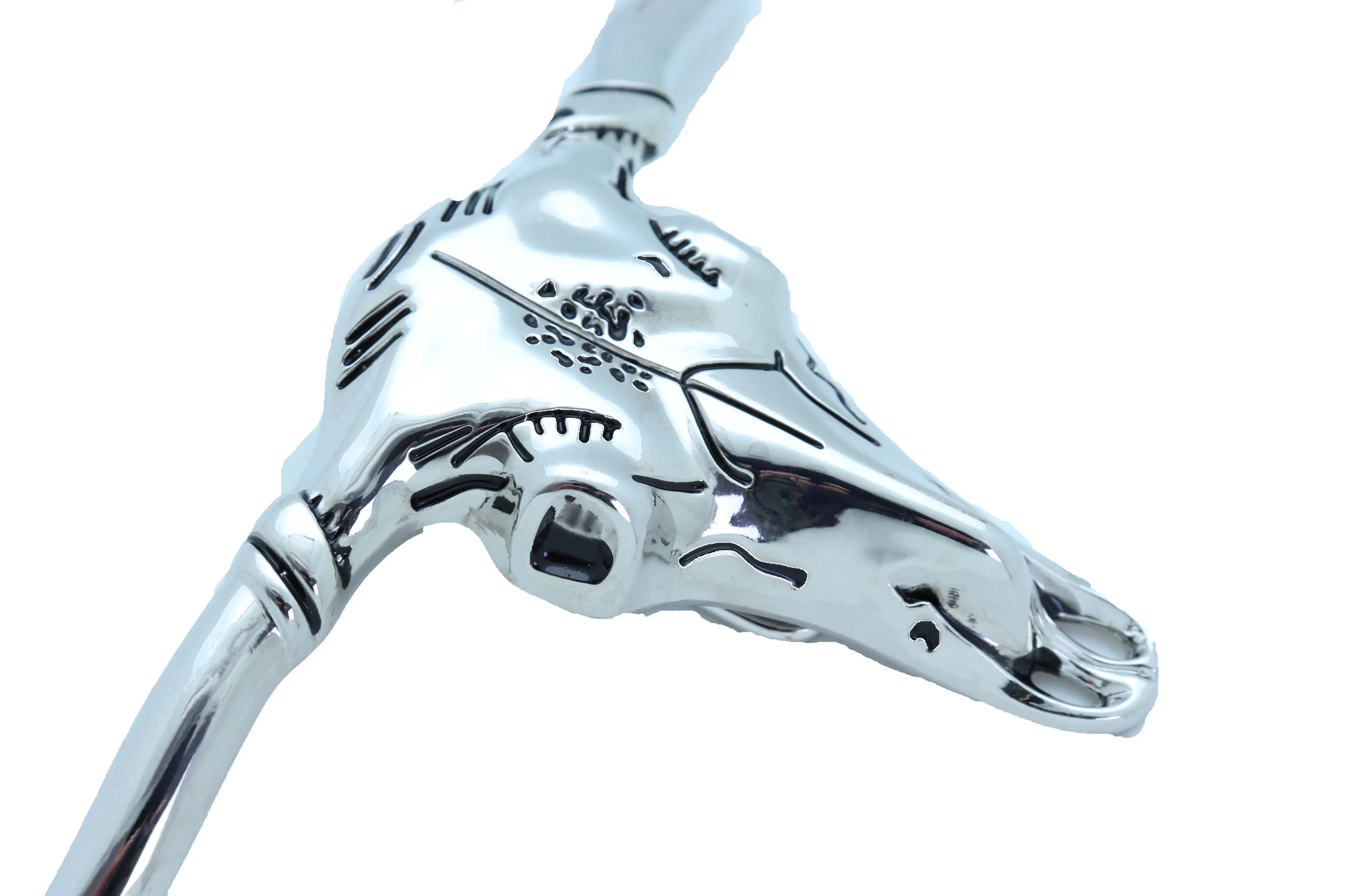 Texas Longhorn Skull Metal Belt Buckle