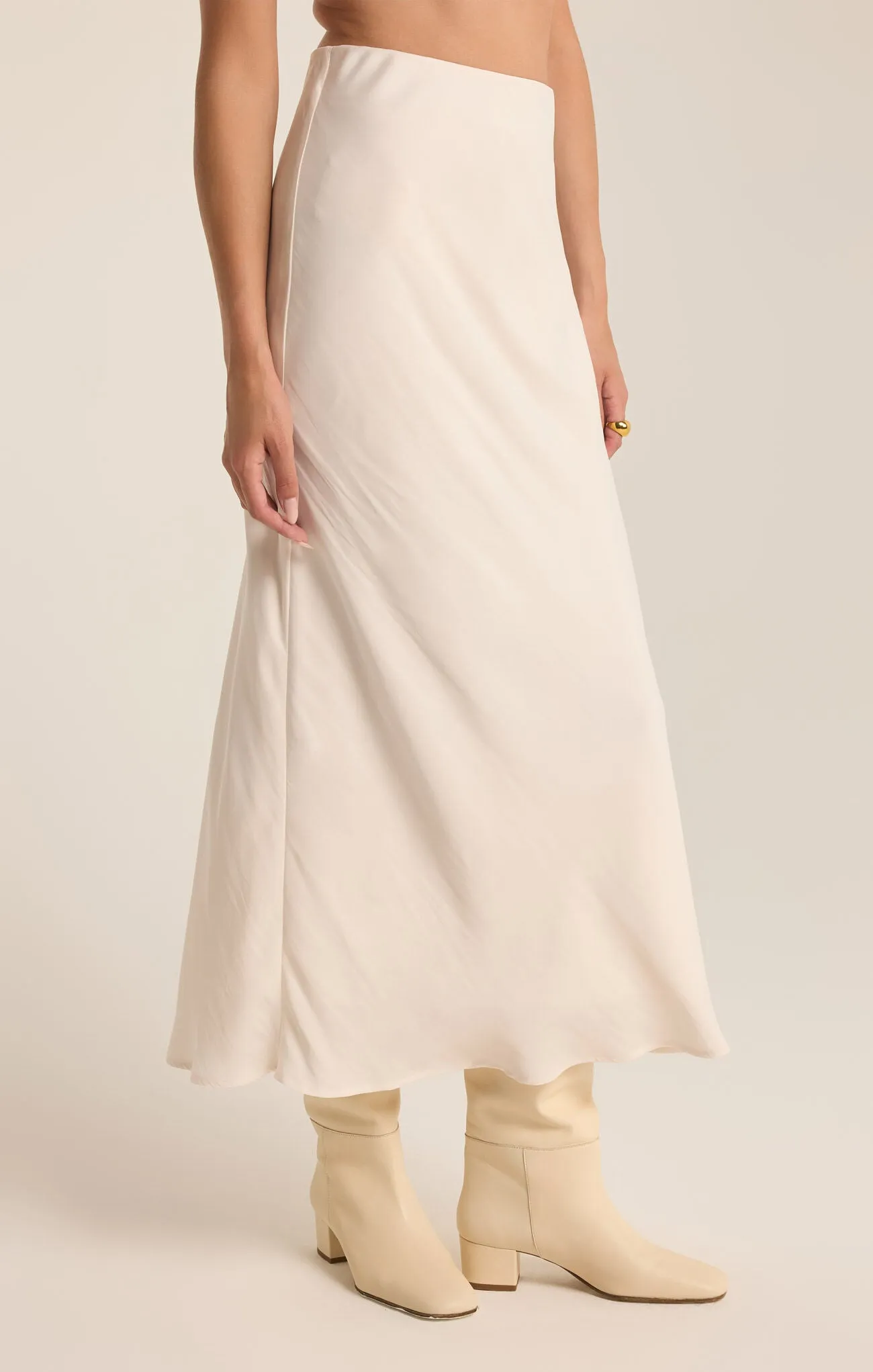 The Europa Poly Sheen Skirt