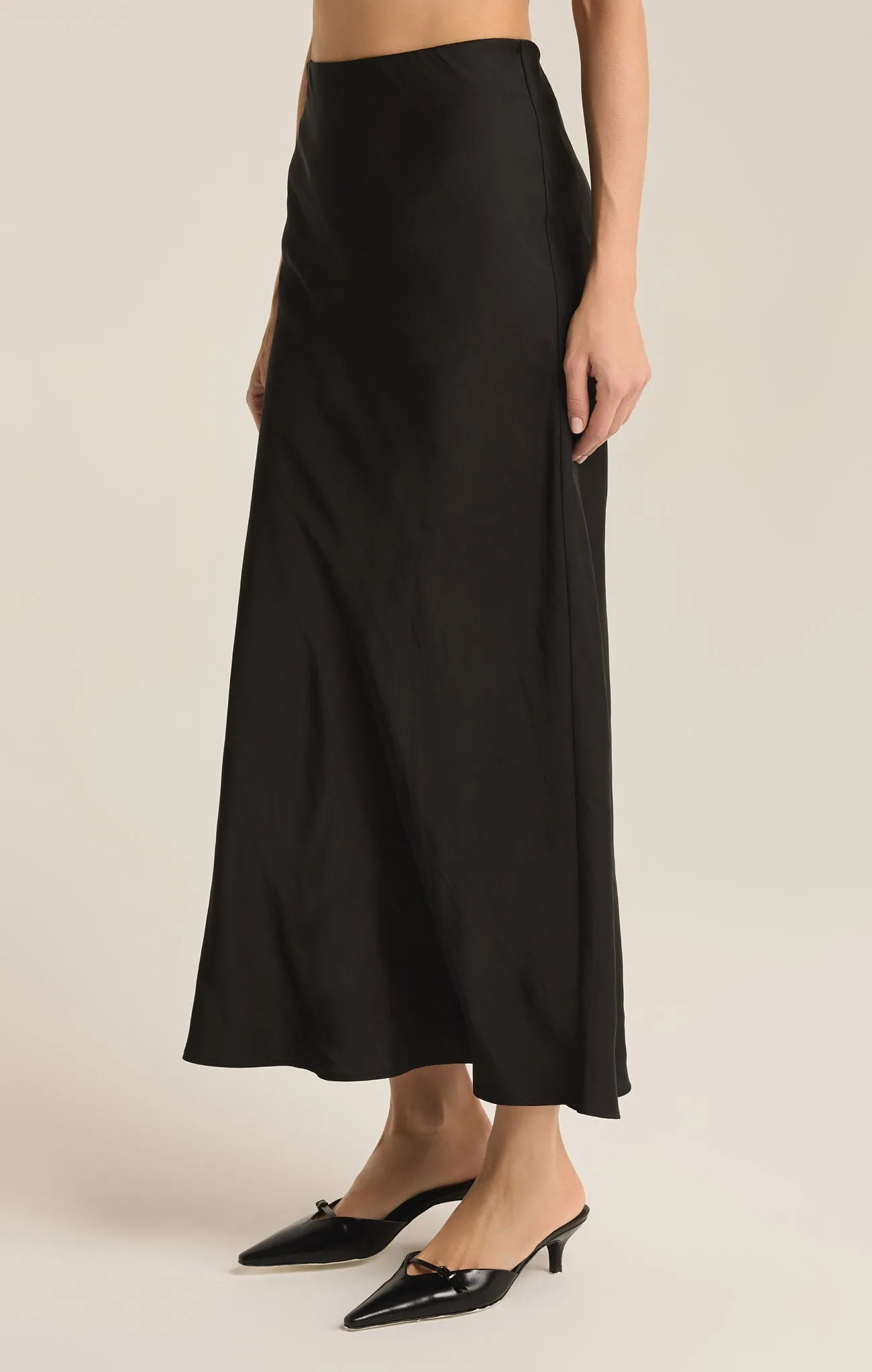The Europa Poly Sheen Skirt