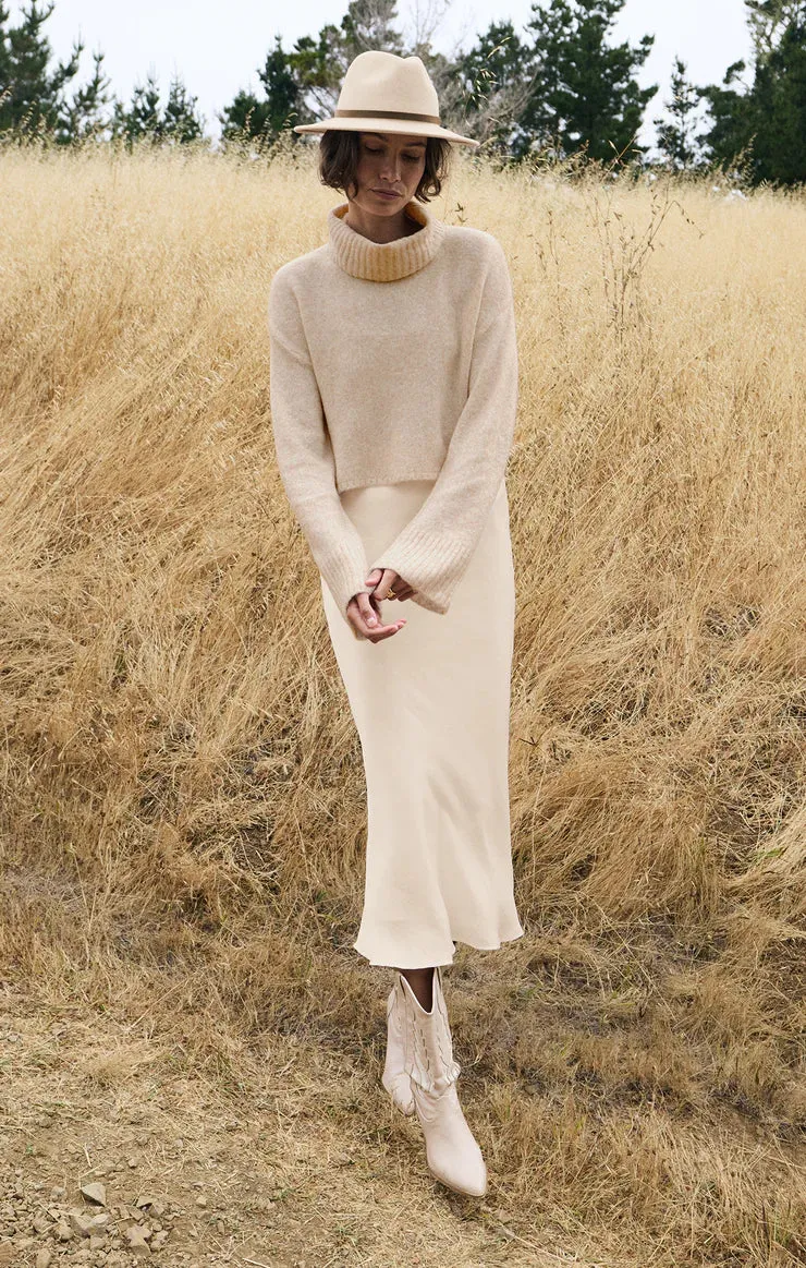 The Europa Poly Sheen Skirt