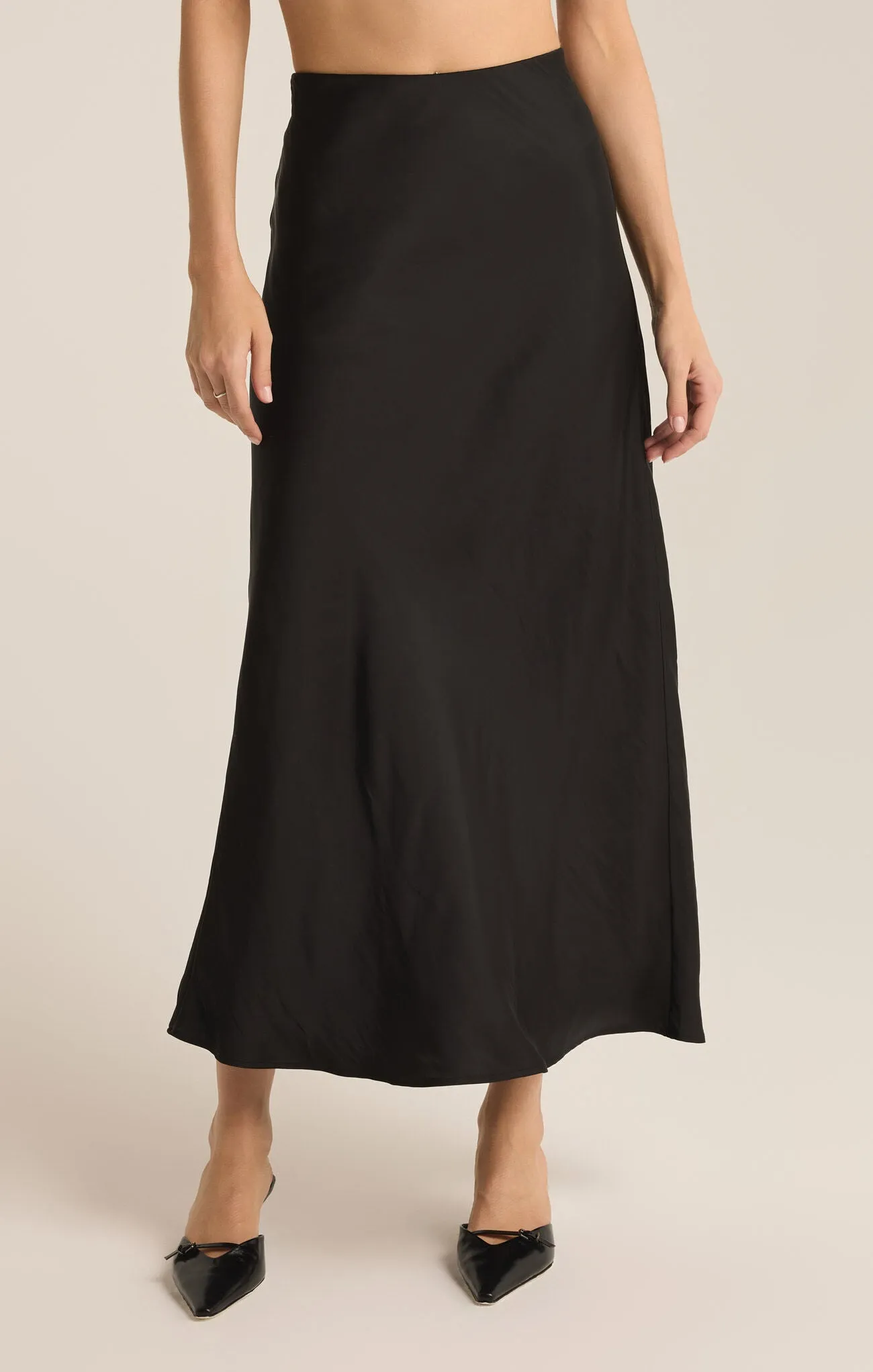 The Europa Poly Sheen Skirt