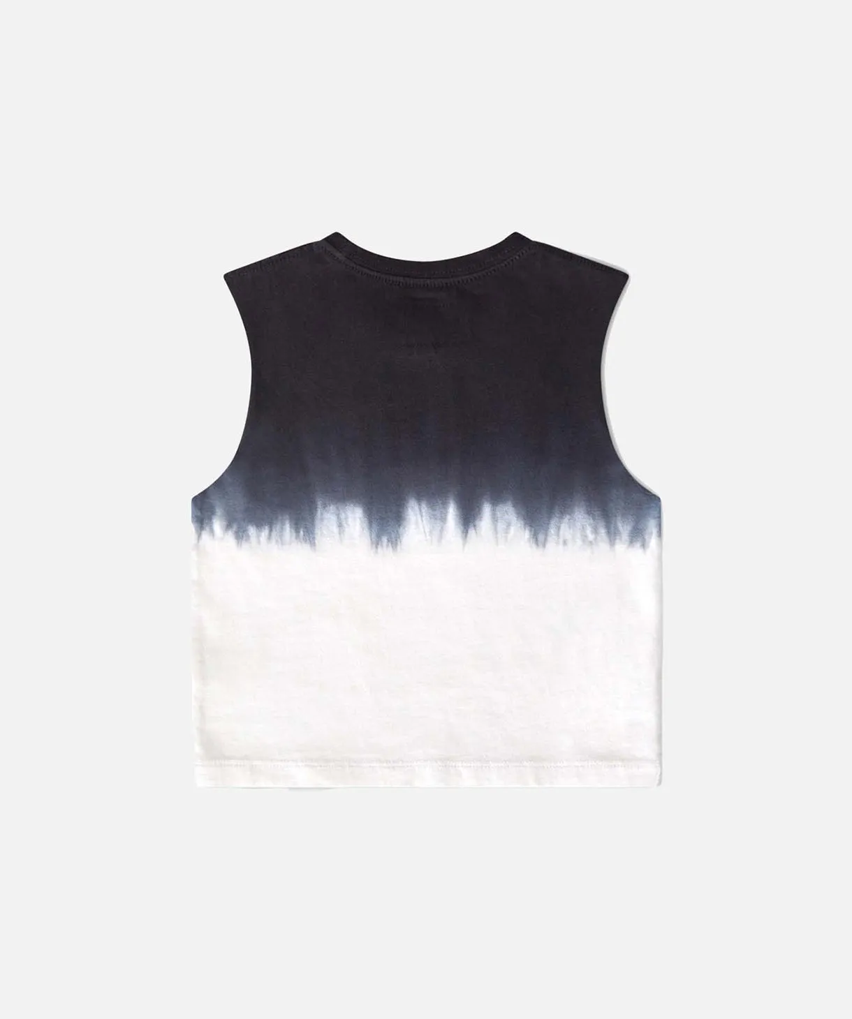 The Indie Acid Dip Muscle Tee - Navy White